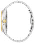 ფოტო #2 პროდუქტის Men's Automatic Surveyor Gold-Tone Stainless Steel Bracelet Watch 42mm