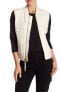 Фото #1 товара Vince 164632 Women's Strand Collar Zip Front Quilted Vest Solid Ivory Sz. XS