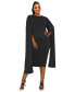 ფოტო #1 პროდუქტის Plus Size Naomi Cape Dress