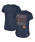 ფოტო #1 პროდუქტის Big Girls Navy Auburn Tigers Hathaway T-shirt