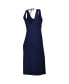 ფოტო #2 პროდუქტის Women's Navy Penn State Nittany Lions Training V-Neck Maxi Dress