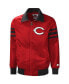 ფოტო #3 პროდუქტის Men's Red Cincinnati Reds The Captain II Full-Zip Varsity Jacket