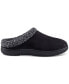 Фото #3 товара Men's Rolled Collar Fleece-Lined Clogs