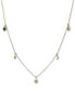 Diamond Accent Multi-Charm Statement Necklace in 14k Gold, 15" + 1" extender