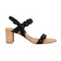 VANELi Mavis Studded Sling Back Womens Black Casual Sandals 305554