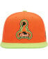 Фото #3 товара Men's Orange San Jose Earthquakes Throwback Logo Snapback Hat