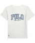 Фото #1 товара Toddler & Little Boys Striped-Logo Cotton Jersey T-Shirt