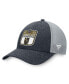 Фото #2 товара Men's Charcoal, Black Vegas Golden Knights 2023 Stanley Cup Champions Mesh Locker Room Adjustable Hat