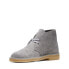 Фото #8 товара Clarks Desert Boot 26169941 Mens Gray Suede Lace Up Chukkas Boots