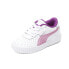 Puma Cali Rose Perforated Lace Up Toddler Girls White Sneakers Casual Shoes 392