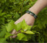 Beaded bracelet made of lava stone and aventurine MINK99