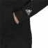 Фото #3 товара Толстовка с капюшоном мужская Adidas French Terry Linear Logo Чёрный