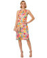 Фото #1 товара Women's Floral-Embroidered Column Dress