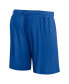 Men's Blue New York Knicks Post Up Mesh Shorts