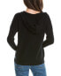 Фото #2 товара Forte Cashmere Tipped Rib Cashmere Hoodie Women's