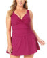 Anne Cole 300749 Women's Plus Size Ruched Underwire Swimdress Size 20W