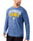 Фото #1 товара Men's Royal Los Angeles Rams Camo Performance Long Sleeve T-shirt