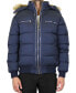 ფოტო #3 პროდუქტის Men's Heavyweight Jacket With Detachable Faux Fur Hood