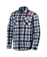 ფოტო #2 პროდუქტის Men's Darius Rucker Collection by Navy Minnesota Twins Plaid Flannel Button-Up Shirt