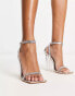 Фото #8 товара Public Desire Onyx heeled sandals in silver