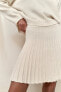 Фото #5 товара Трикотажная юбка в стиле рустик в складку ZARA