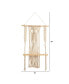 Фото #3 товара Полка для стены Boho Chic Single Shelf Woven Diamond NEARLY NATURAL, 24" x 16"