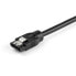Фото #3 товара 0.6 m Round SATA Cable - 0.6 m - SATA III - SATA 7-pin - SATA 7-pin - Male/Male - Black