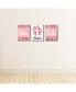 Фото #3 товара Pink Elegant Cross - Wall Art, Kids Room Decor - 7.5 x 10 inches Set of 3 Prints