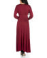 Фото #2 товара Women's Formal Long Sleeve Maxi Dress