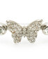 Faux Stone Pave Butterfly Delicate Bracelet