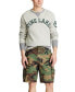 ფოტო #6 პროდუქტის Men's Big & Tall Relaxed Fit 10" Camouflage Cotton Cargo Shorts