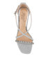 Фото #4 товара Women's Adelynn Crisscross Strap Wedge Evening Sandals