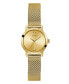 ფოტო #1 პროდუქტის Women's Gold-Tone Mesh Bracelet Watch 25mm