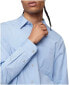 Calvin Klein Men's Solid Patch Pocket Button Down Easy Shirt Serenity Blue M