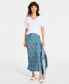 Фото #1 товара On 34th Women's Floral Slip Skirt, Created for Macy's