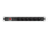 Lanberg POWER STRIP PDU RACK 19" (1U, 16A, 6X 230V PL, 2m) - 2 m