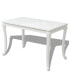 Фото #1 товара Dining Table 45.7"x26"x29.9" High Gloss White