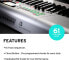 Korg - i3 Music Workstation Keyboard - 61 Key - Matte Black