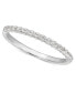 ფოტო #13 პროდუქტის Diamond Stackable Band (1/7 ct. t.w.) in 14k Gold, White Gold or Rose Gold