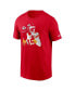 Фото #2 товара Men's Patrick Mahomes Red Kansas City Chiefs Player Graphic T-shirt