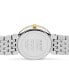 ფოტო #2 პროდუქტის Women's Swiss Florence Classic Diamond Accent Two Tone Stainless Steel Bracelet Watch 38mm