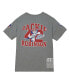 Фото #4 товара Men's Jackie Robinson Gray Brooklyn Dodgers Cooperstown Collection Legends T-shirt