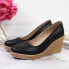 Leather pumps on the wedge Filippo W PAW339A black