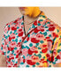 ფოტო #6 პროდუქტის Men's Scarlet Red Rose Foliage Shirt