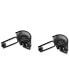 ფოტო #2 პროდუქტის Black-Tone IP Stainless Steel 3D $kull Cuff Links