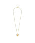 Women's Anja Pebble Locket Gold-Tone Stainless Steel Chain Necklace, SKJ1752710