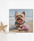 Фото #2 товара Beach Dogs Yorkie Canvas Wall Art