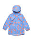 ფოტო #1 პროდუქტის Girls Toddler, Child Cornflower Polka Dot Recycled Waterproof Raincoat