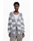 Women's Mixed knit cardigan