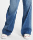 Women's Claire High-Rise Wide-Leg Jeans Синий, 24x30 - фото #5